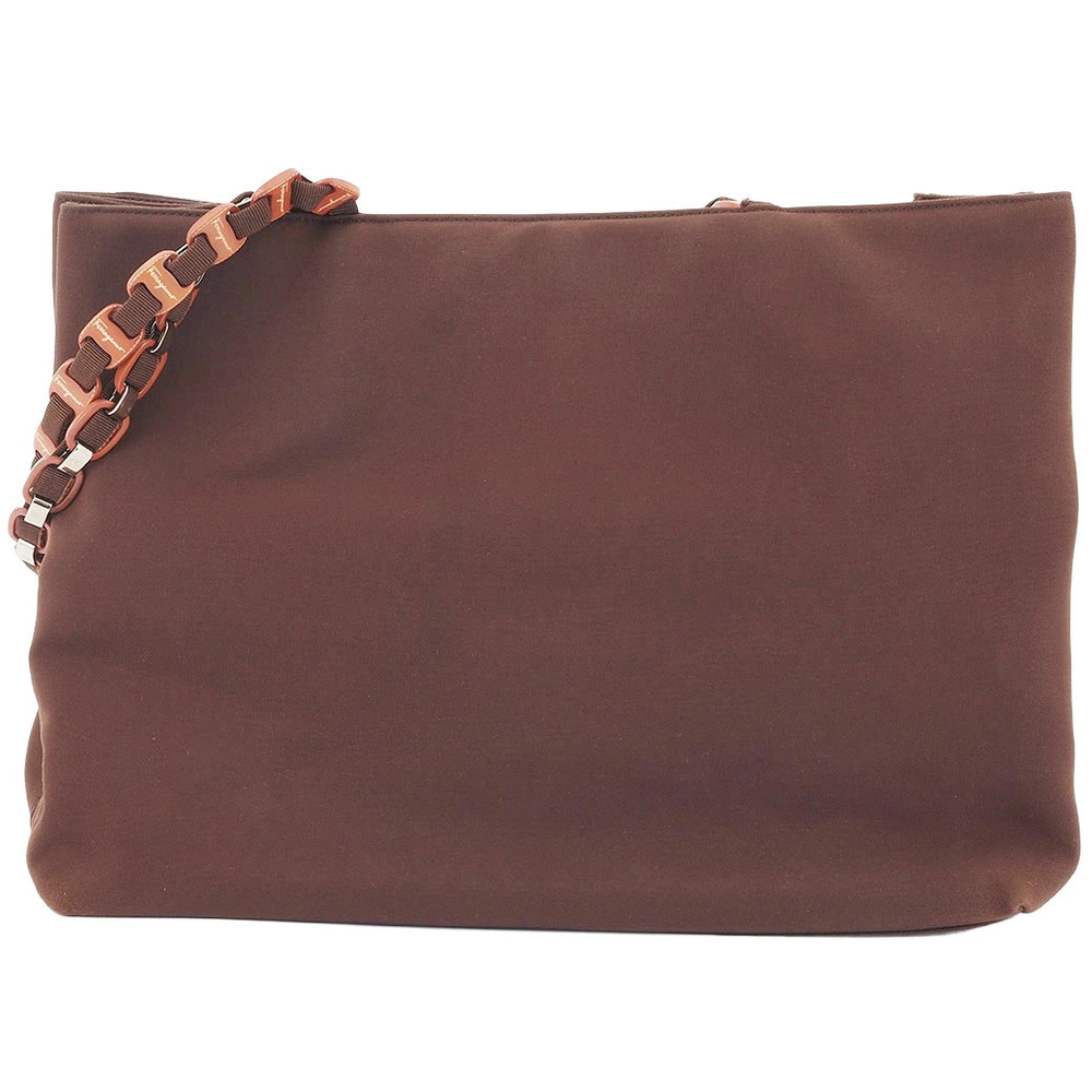 Salvatore Ferragamo bag tote shoulder brown